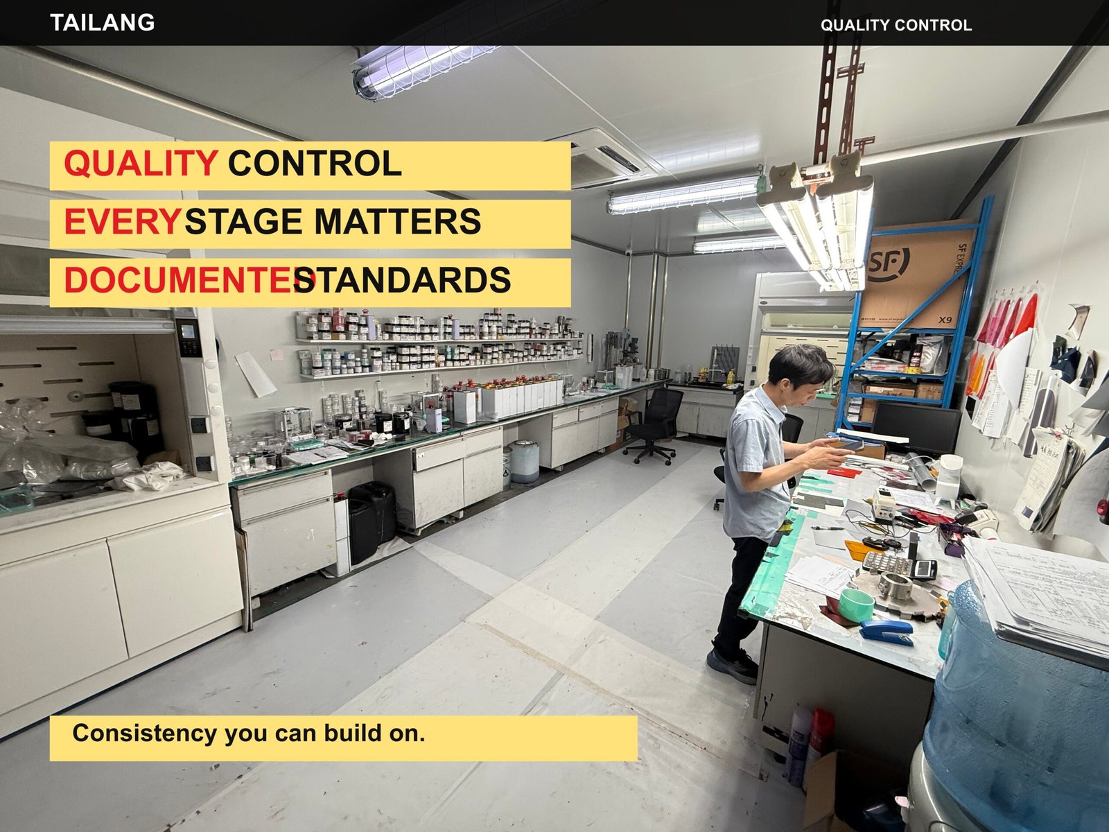 Quality control during PPF production