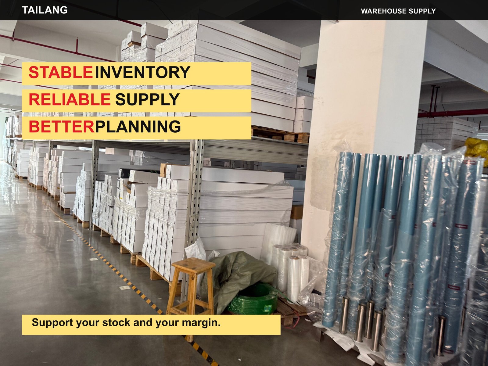 Stable inventory and PPF supply preparation